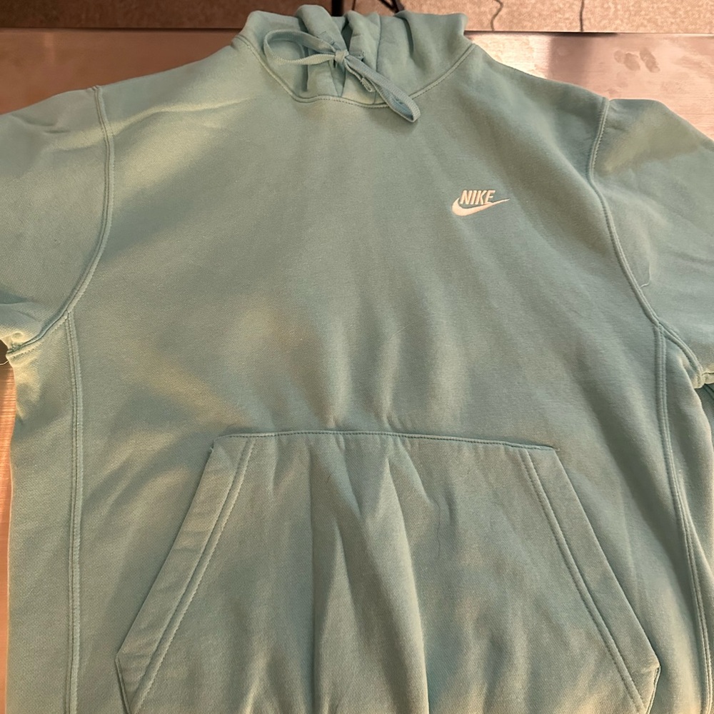Teal Nike hoodie